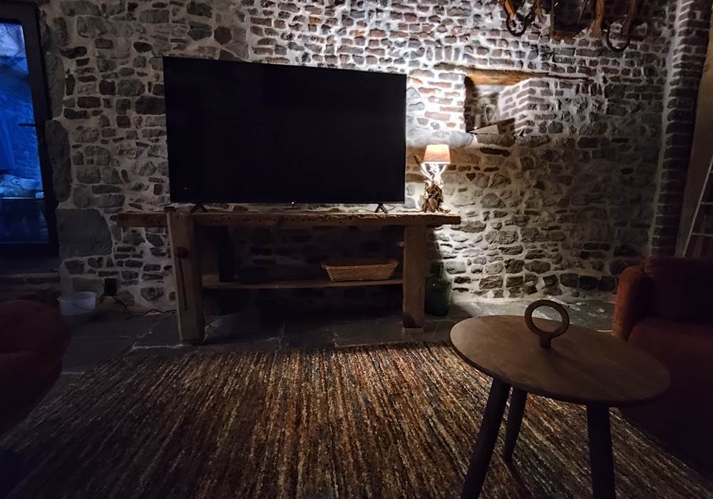 La Grange de Bonneville : home cinéma écran connecté