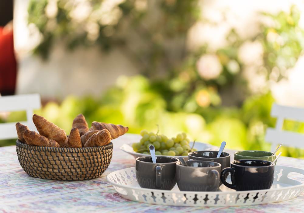 Petit déjeuner au soleil