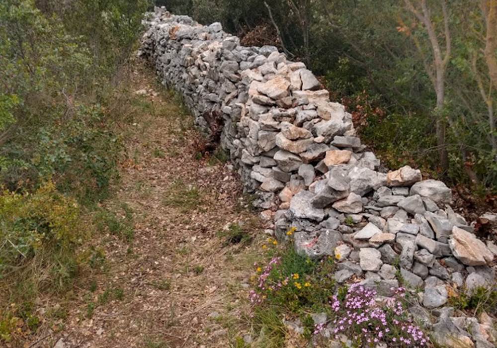 Mur de la peste Cabrières d'Avignon
