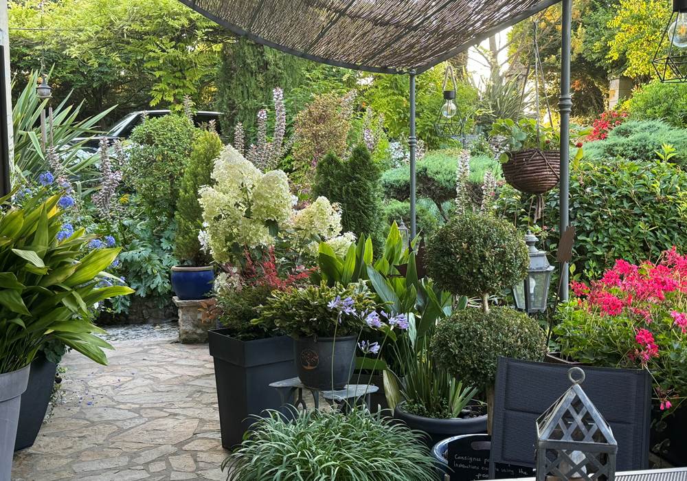 la terrasse en été