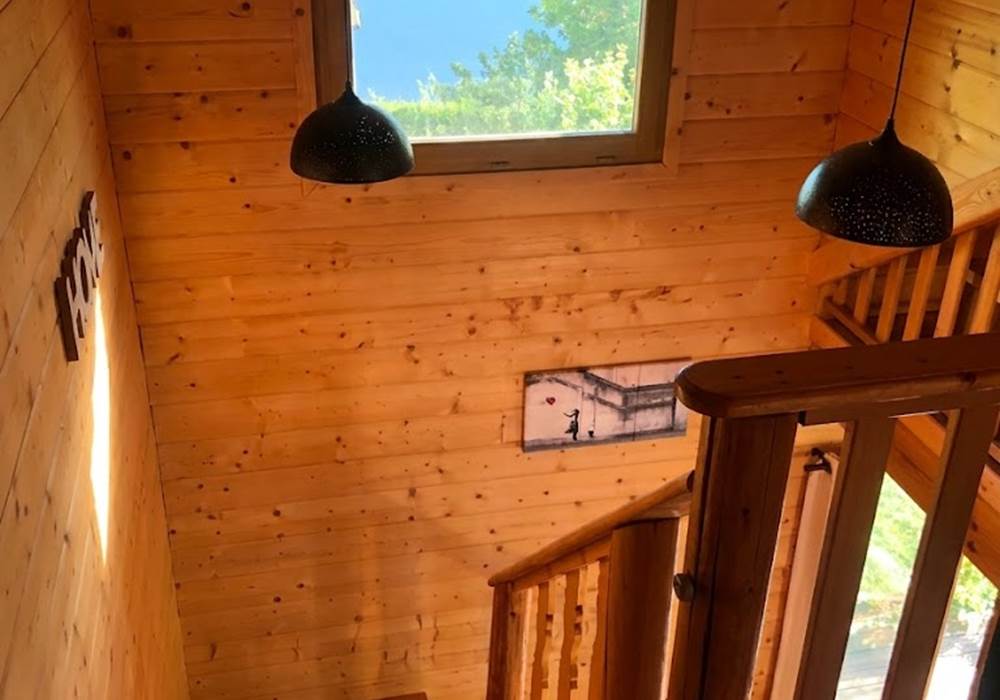 Escalier donnant à l'étage