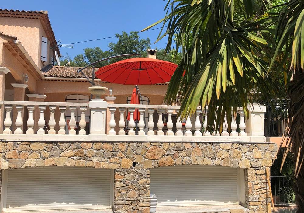 Terrasse Fontessante depuis le jardin