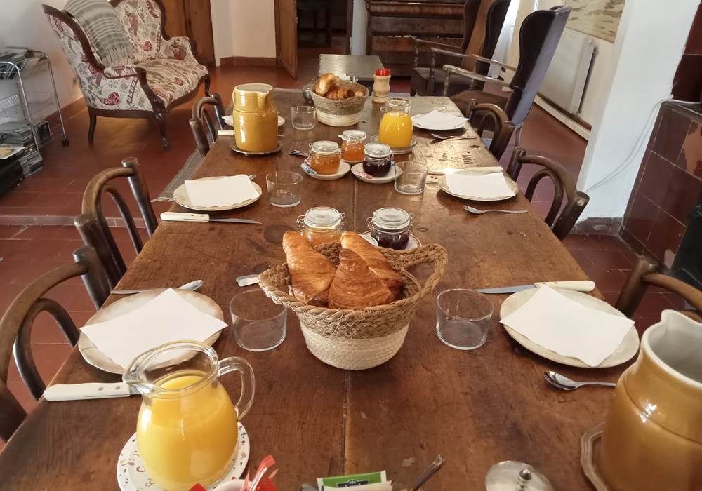 Le Mas Palegry chambres d'hôtes Perpignan - Le petit déjeuner
