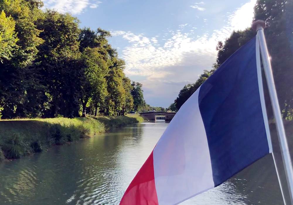 Bief de Port Canal sur le Canal de Montech