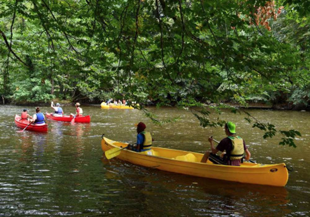 En canoë sur la Vézère