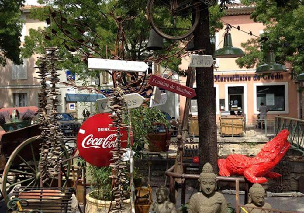 brocante bord de Sorgue