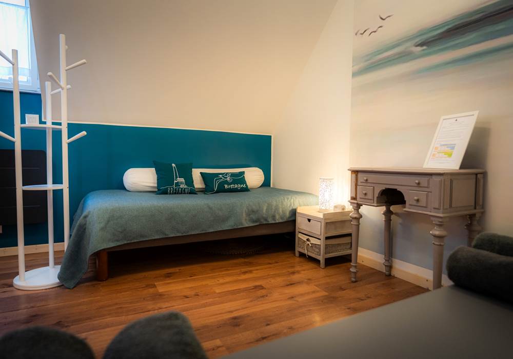 Chambre plage du Loch: le canapé