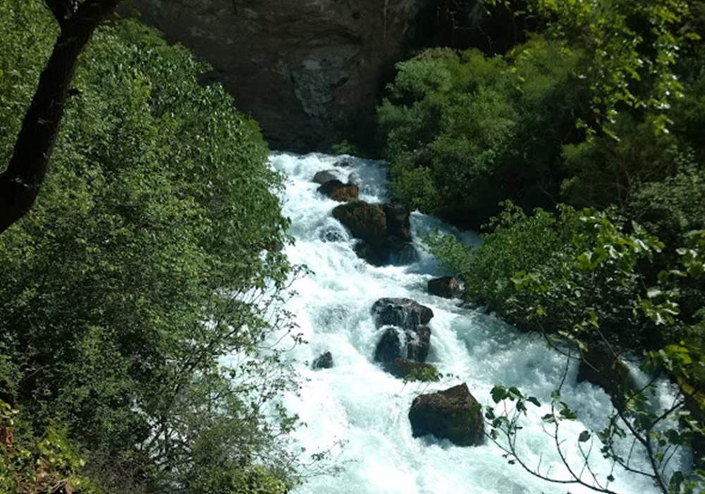 Ecume à Fontaine de vaucluse Provence