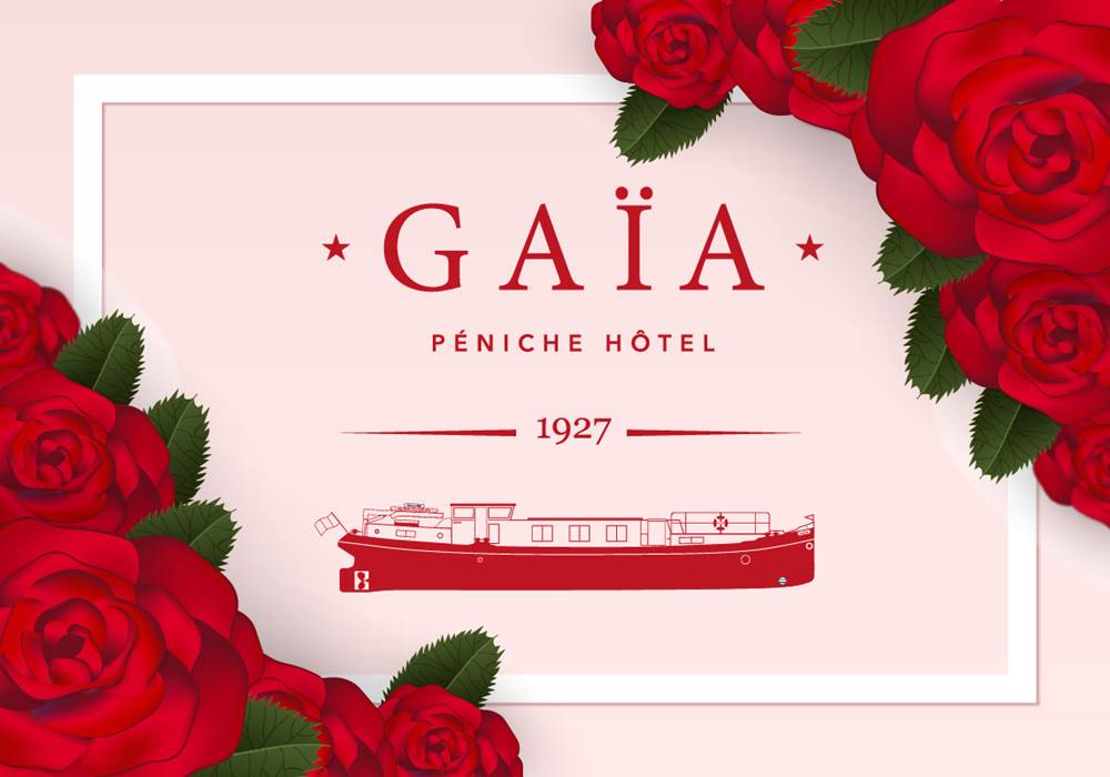 Nuitée romantique à bord de la Péniche Hôtel Gaïa