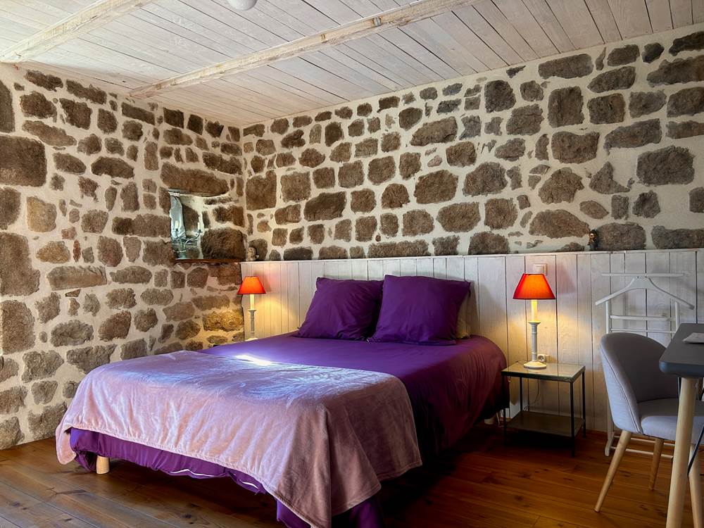 la calade chambres d'hotes et espace bien être ardèche chambre ardoise