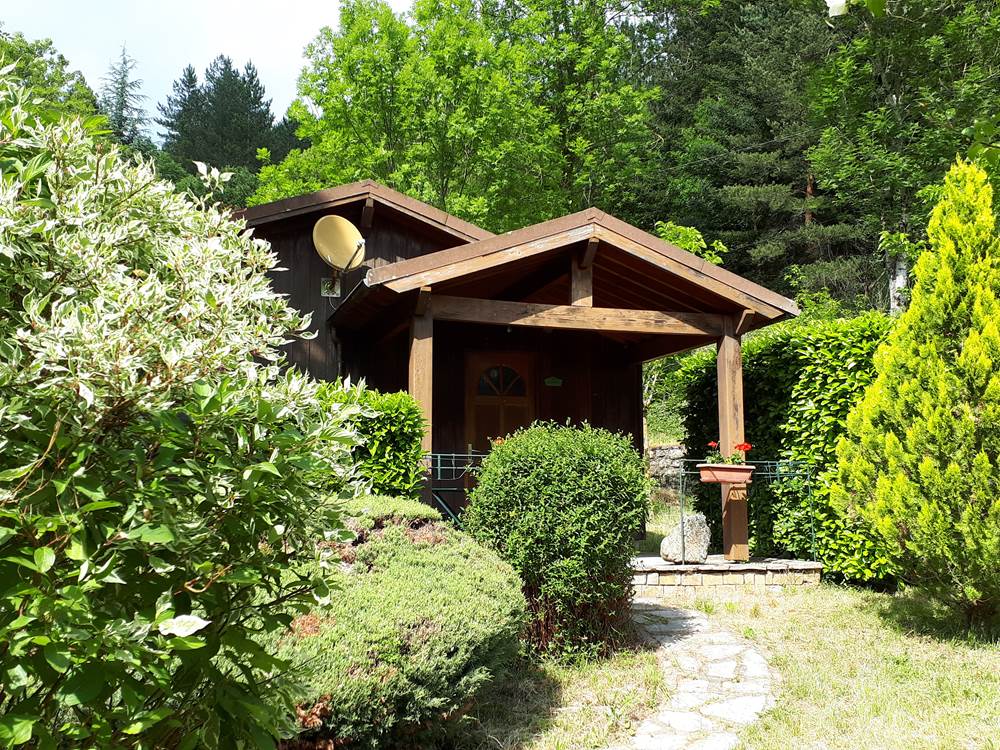 En chemin vers le chalet