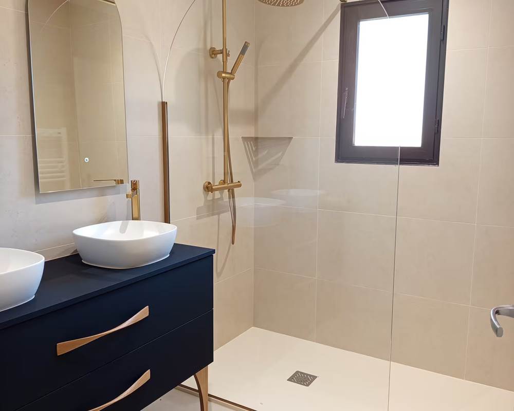 salle de bain double vasque