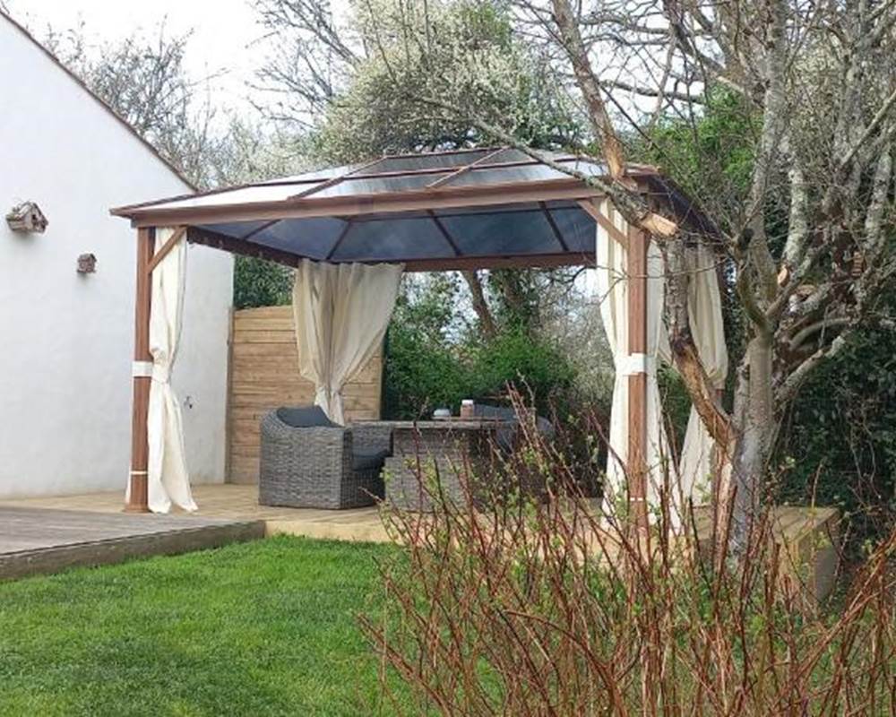 Salon de jardin confortable 