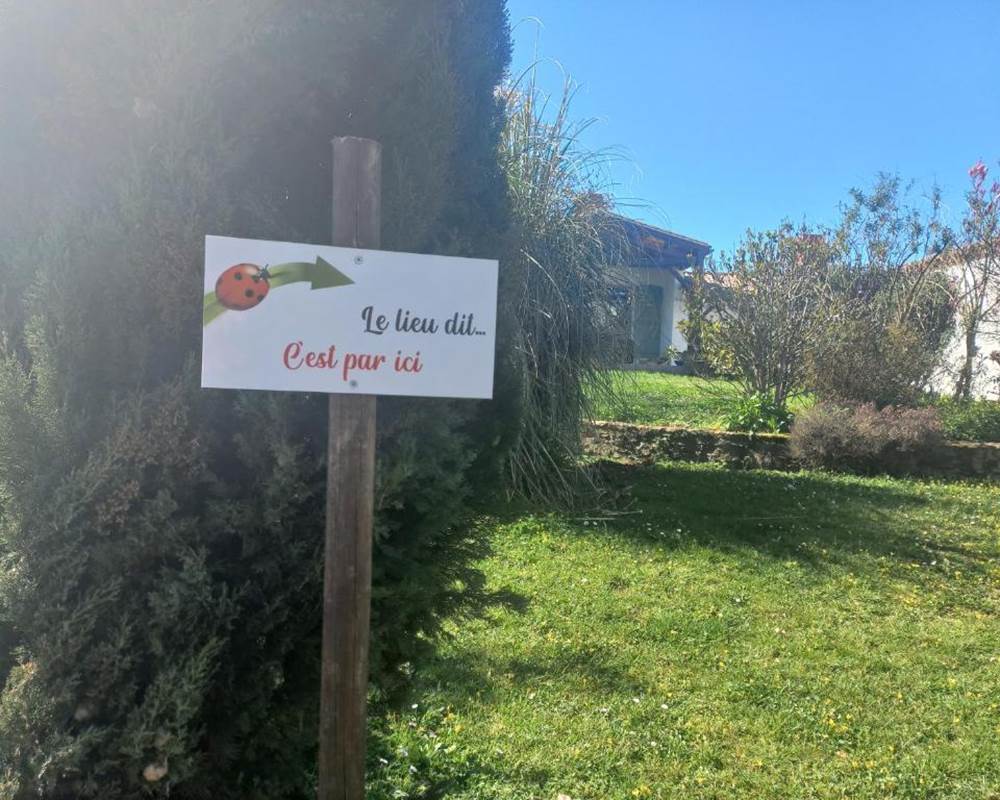 Panneau d'indication 