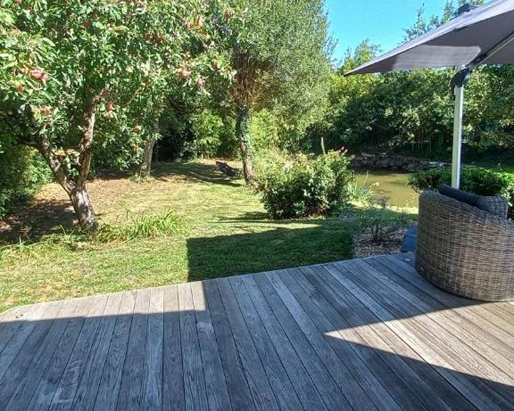 Grande terrasse extérieur 