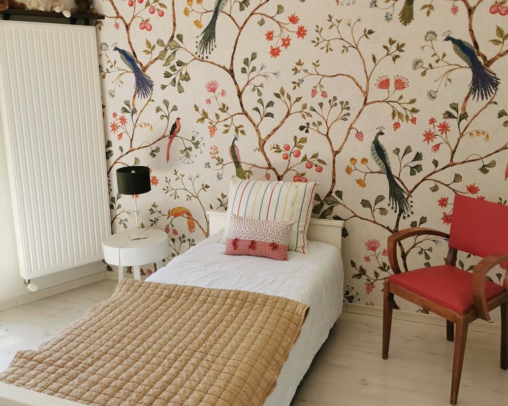 Chambre, lits jumeaux, vallée de la dordogne