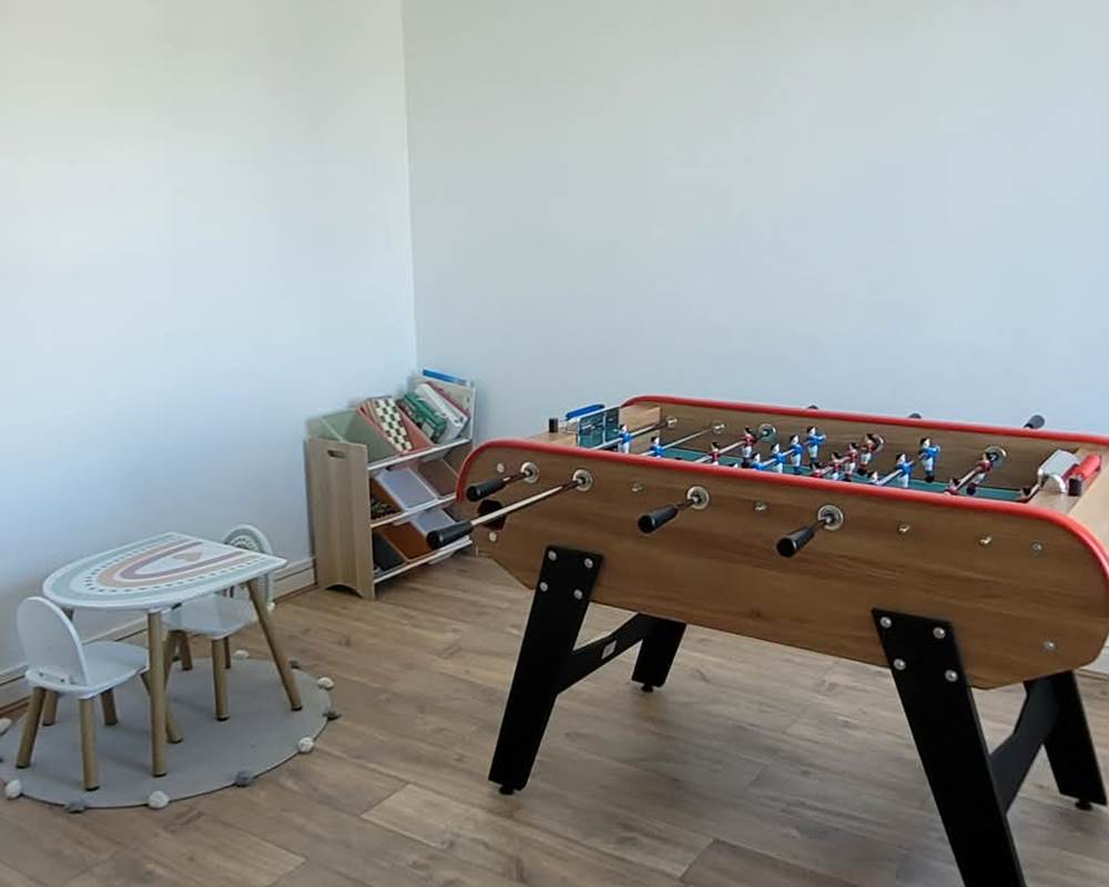 Coin jeux, baby-foot