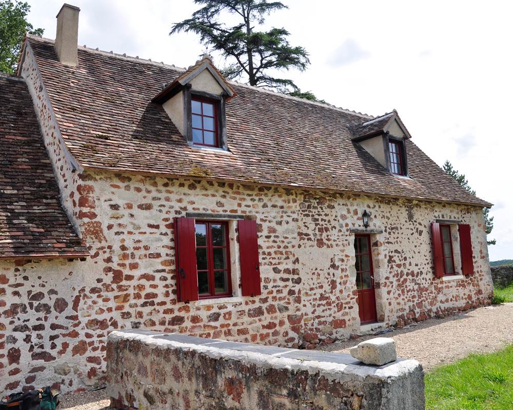 Le Pas de la Mule vu depuis le jardin