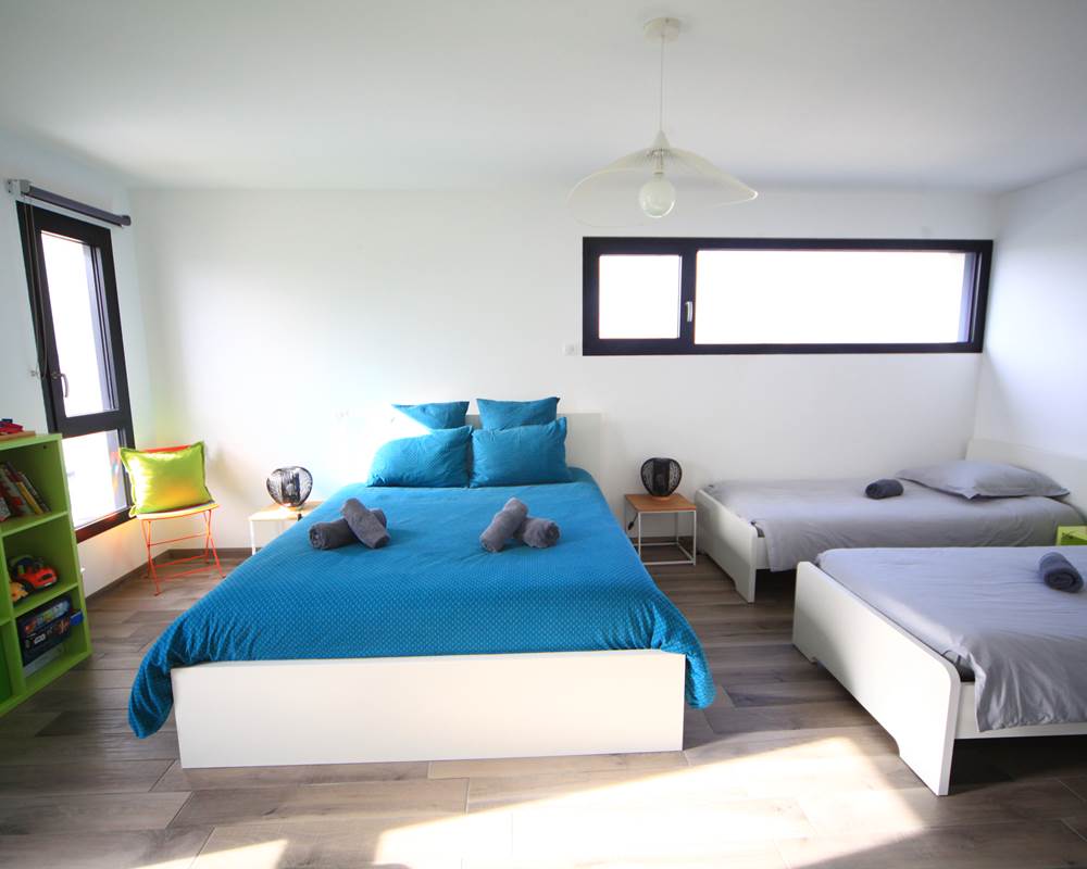 Chambre à l'étage pour 4 personnes