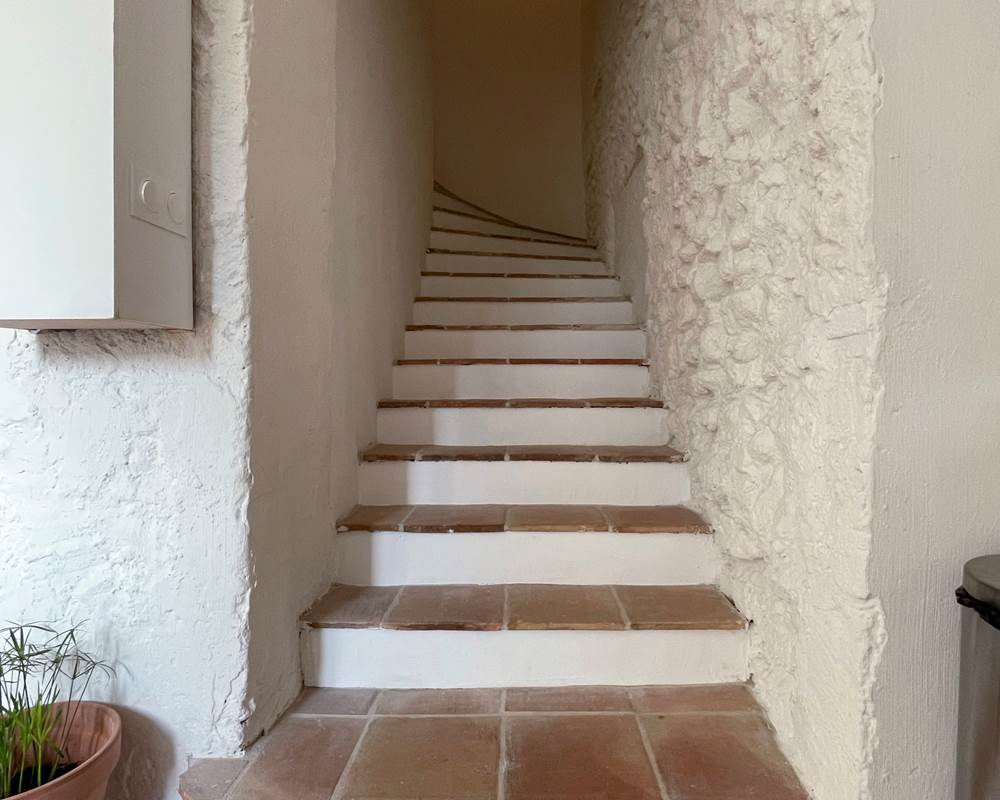 escalier vers les chambres