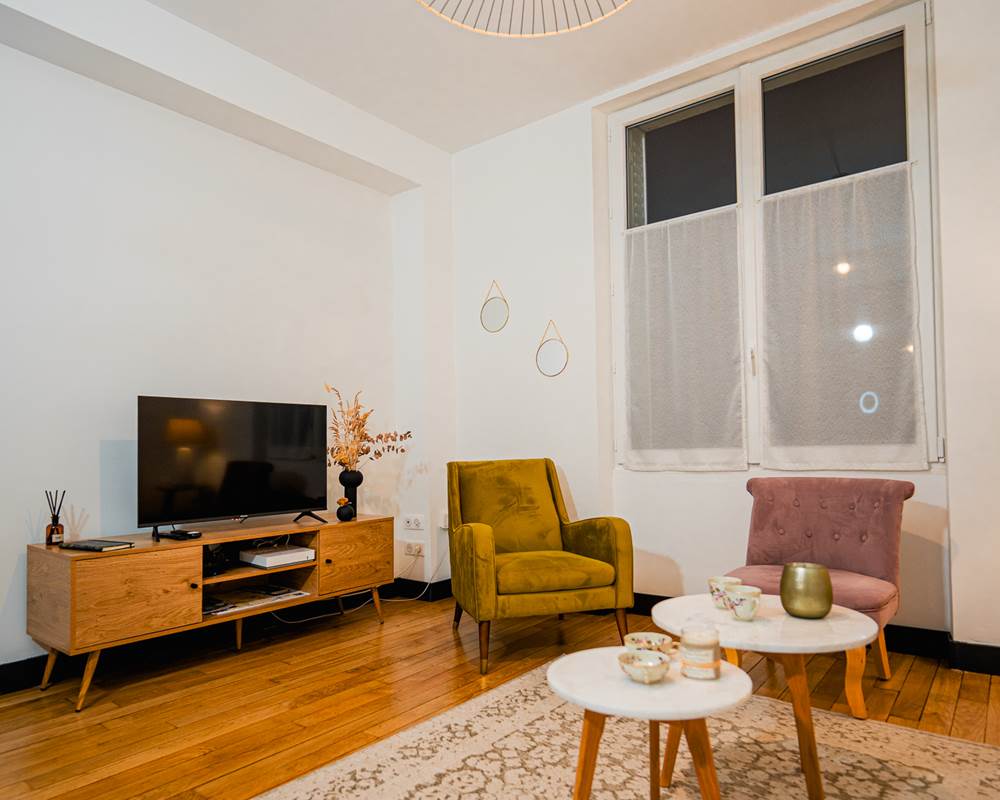 Salon confortable idéal pour se détendre