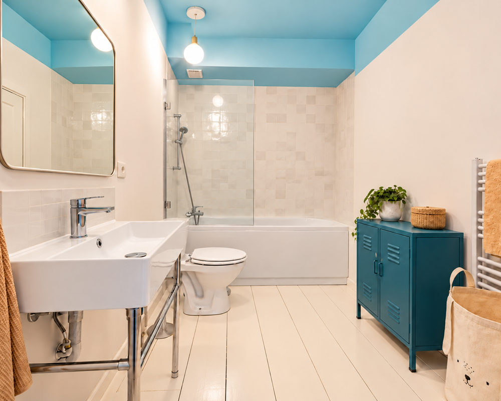 salle de bain avec baignoire Clos Saint-Siff Uzès