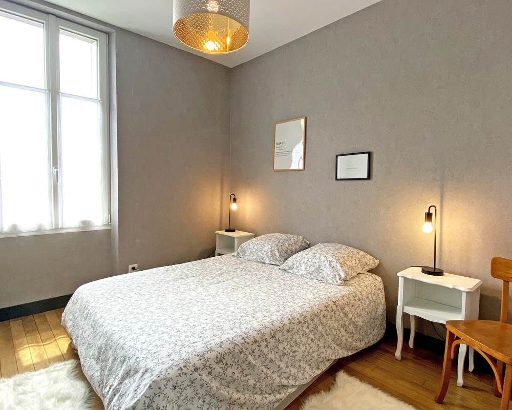 Chambre double avec literie de qualité