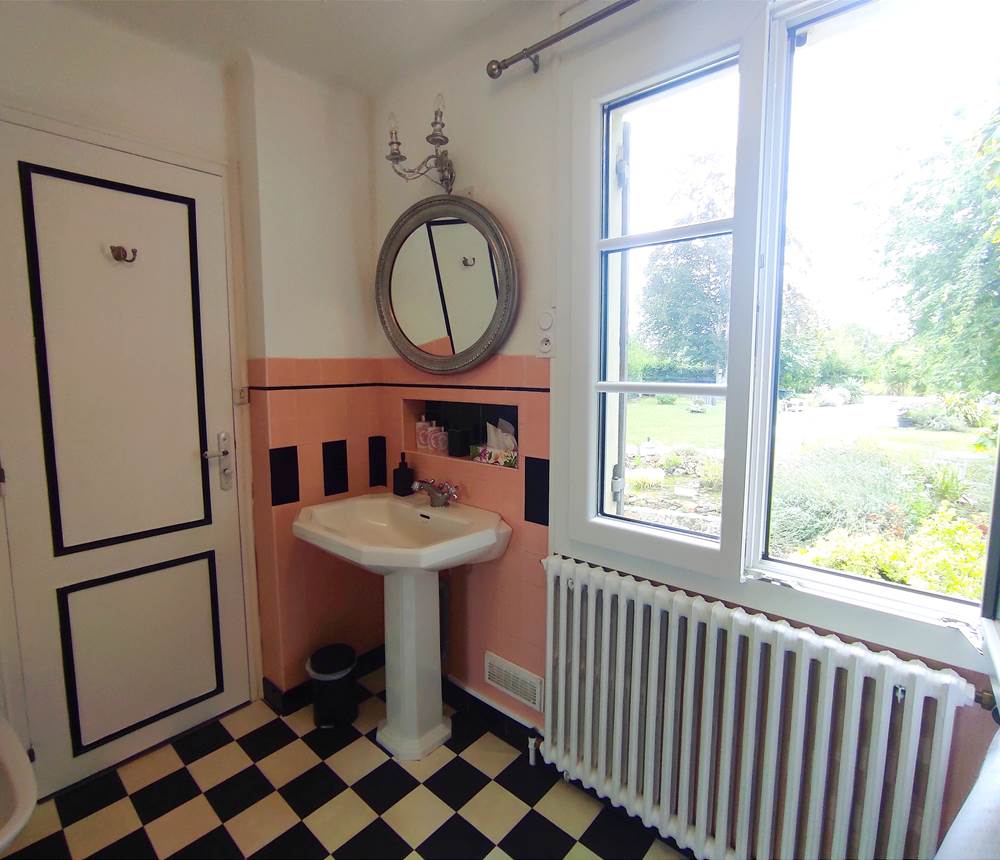 Les Charmes de Sarlat - Chambre d'hôtes Sarlat - Chambre Figuier -  Salle de bain