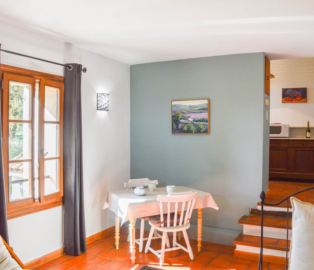 Lavande salon et cuisine