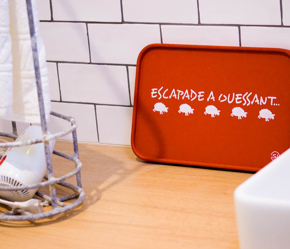 La 2ème salle de douche de La Grange, celle-ci est à l'étage