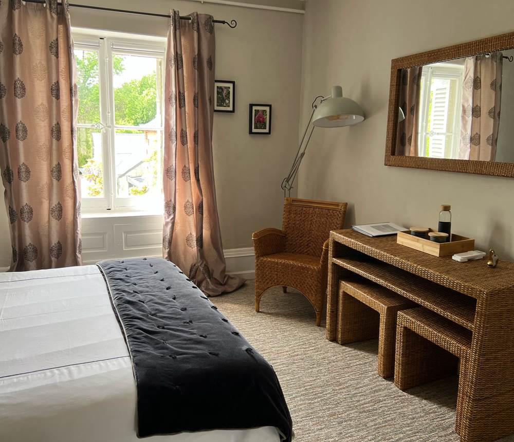 Chambre double vue jardin