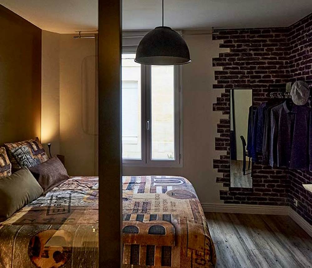 Nid Cosy Bordeaux - Chambre INDUS, Miroir d'Ô