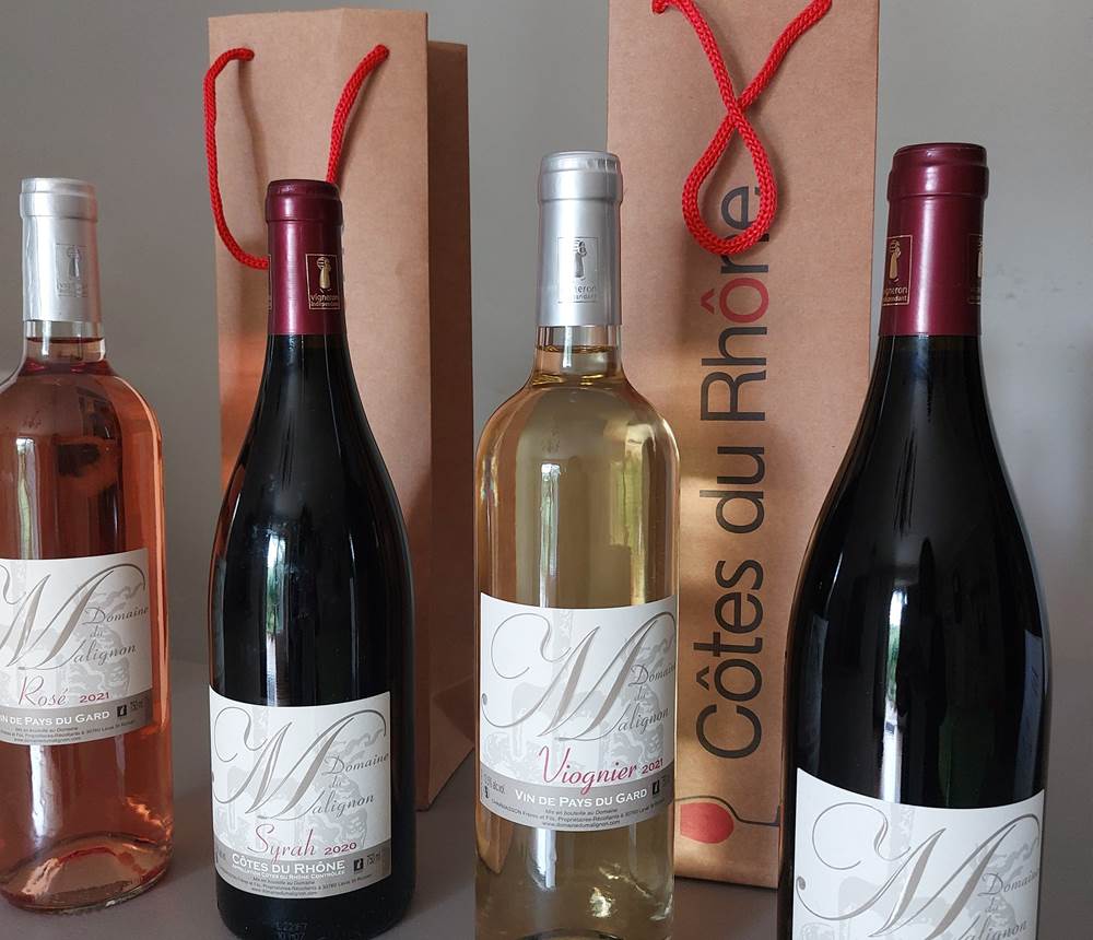 LES VINS DE NOTRE DOMAINE VITICOLE EN VTE SUR PLACE