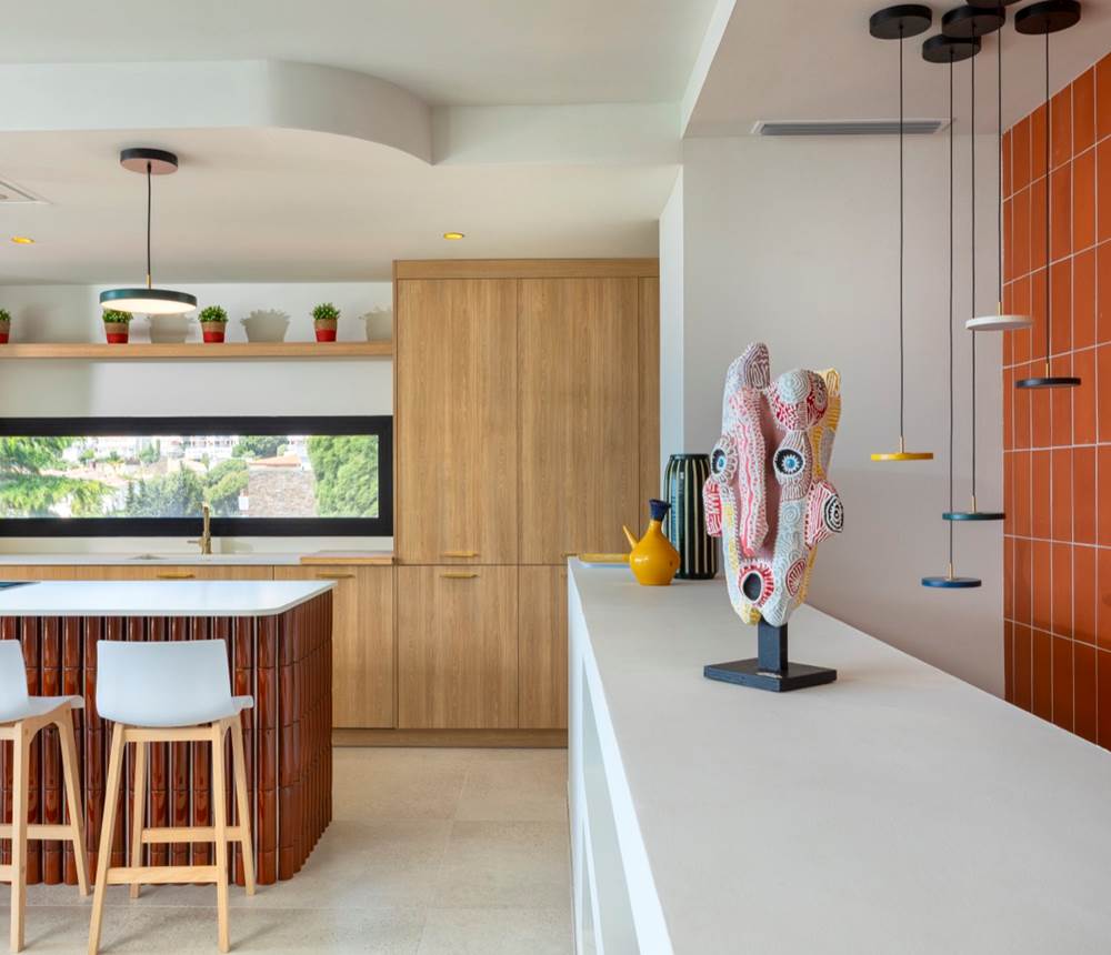 7 Oliveres Loft vers le niveau Patio