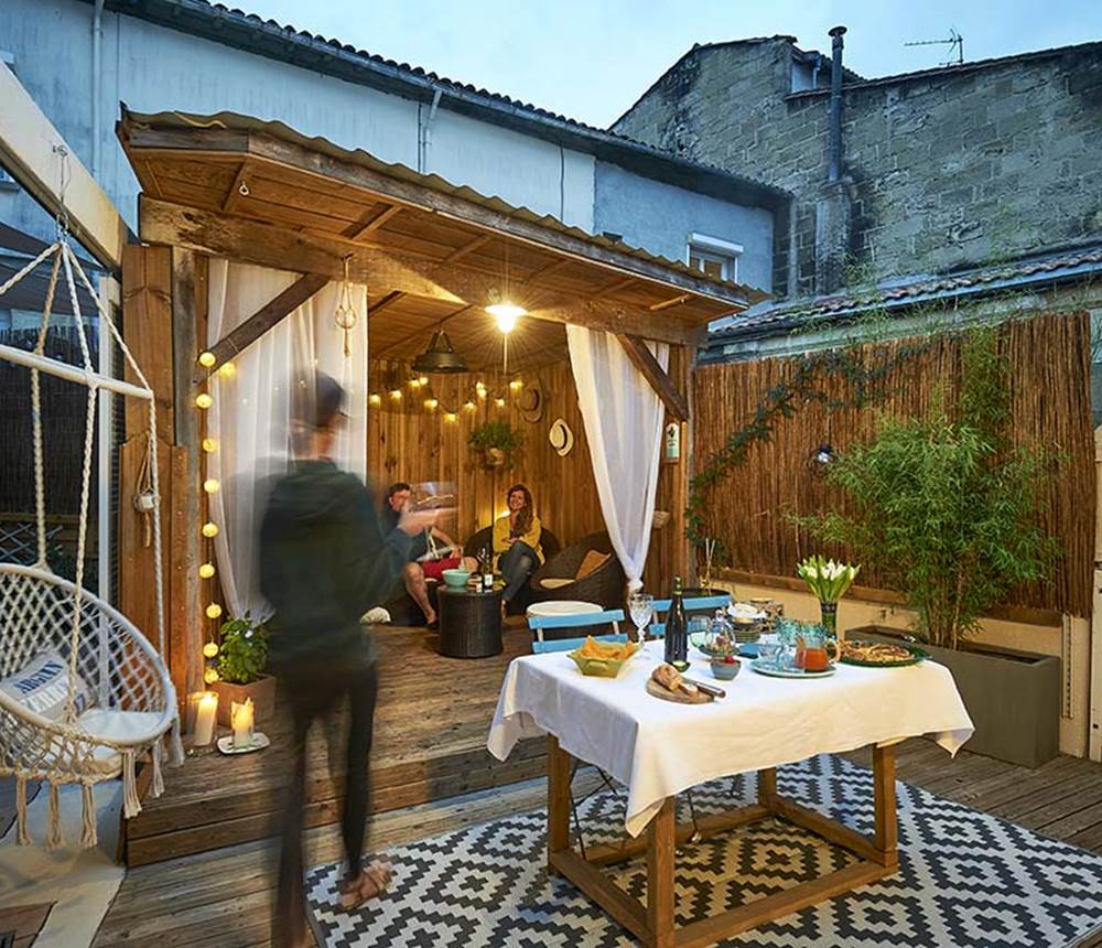 Nid Cosy Bordeaux - Terrasse, Miroir d'Ô