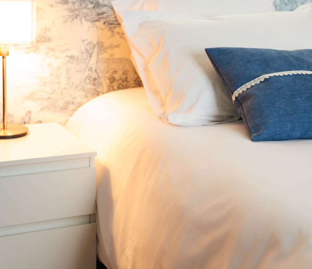 Chambre bleue  gite de charme le Quatre Feuilles proche Puy du Fou