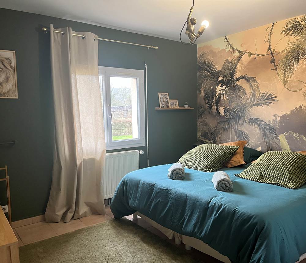 chambre tropicale gîte 14 personnes VALORBIQUET