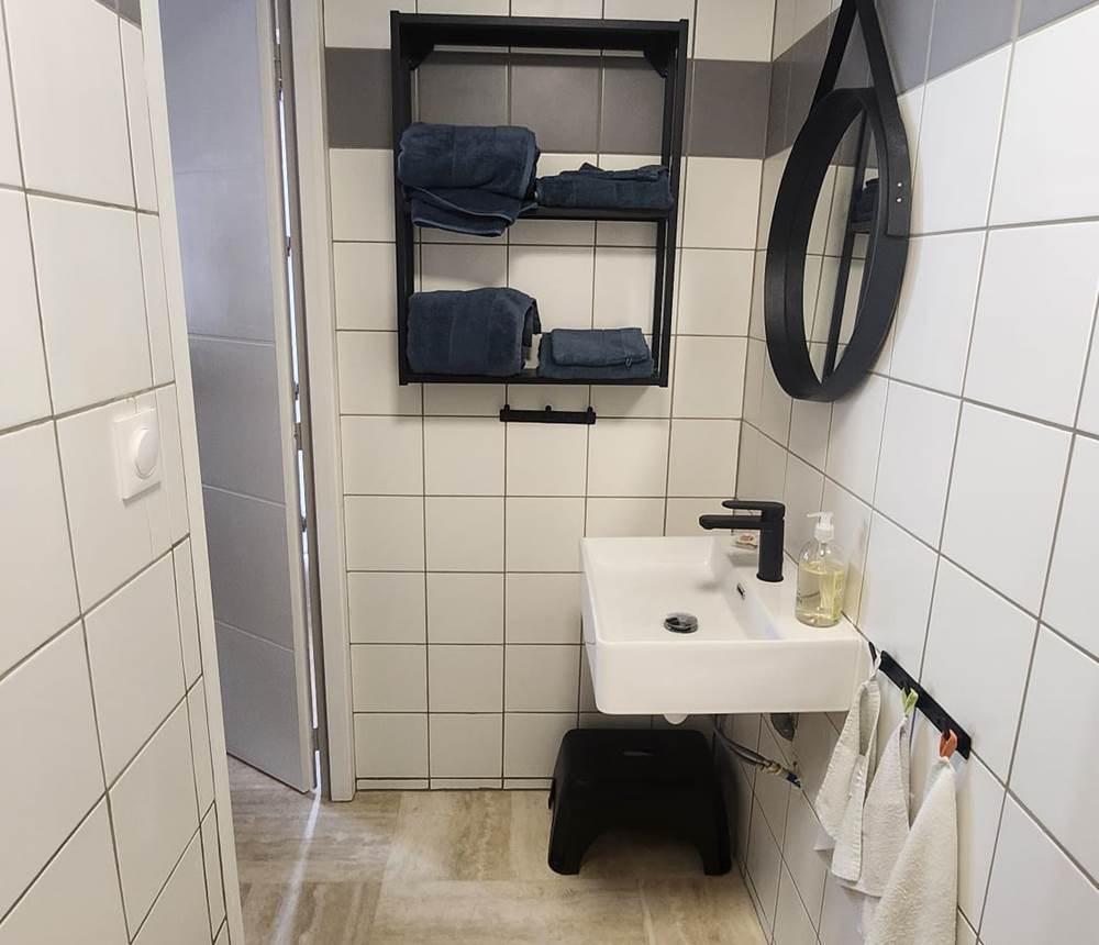 Toilette indépendante au rdc
