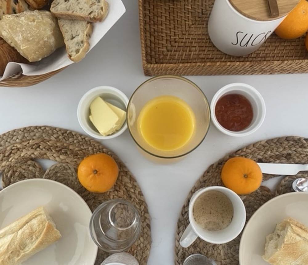 petit dej en chbre