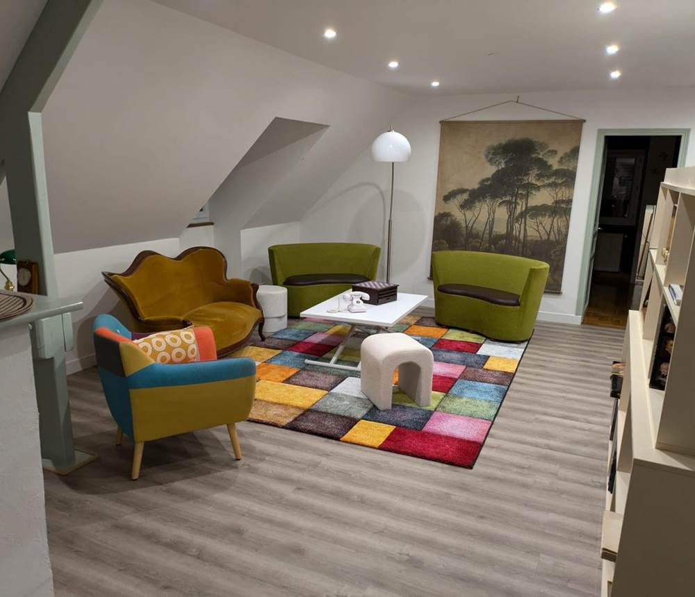 Espace vintage gîte 14 personnes Valorbiquet