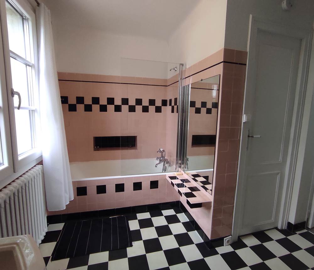 Les Charmes de Sarlat - Chambre d'hôtes Sarlat - Chambre Figuier -  Baignoire