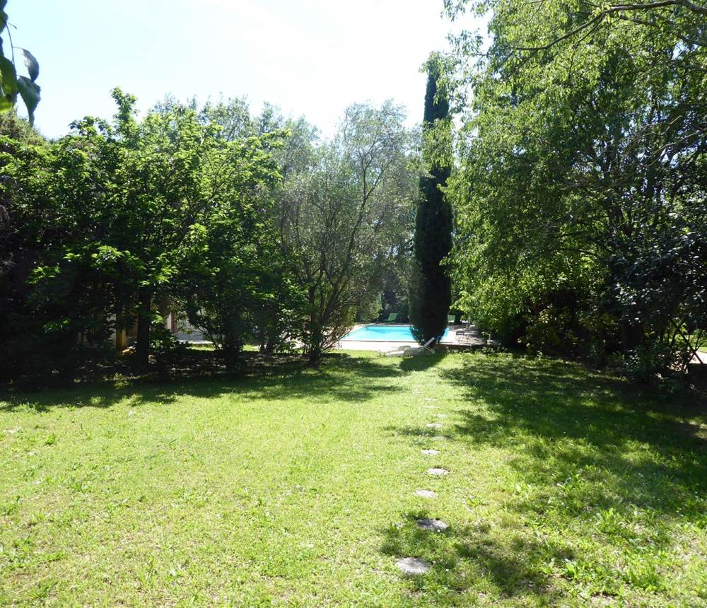 Jardin côté piscine