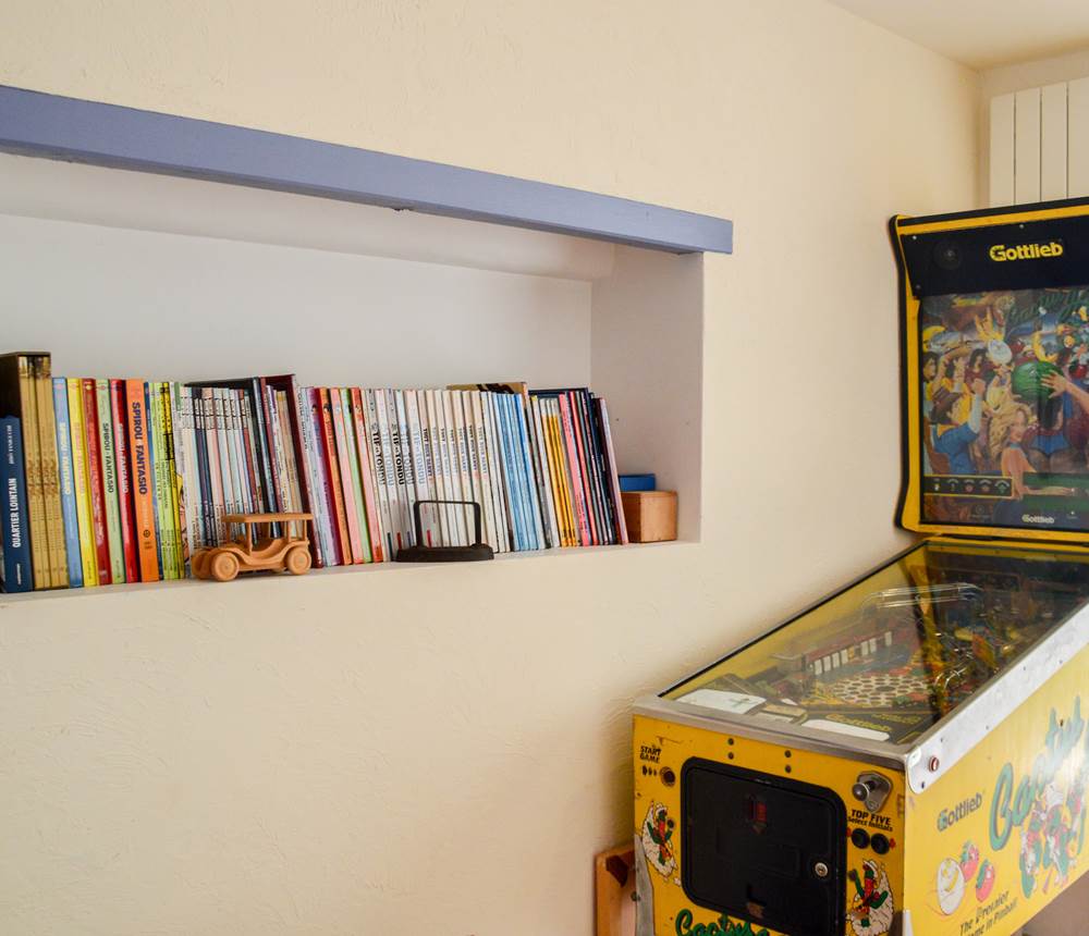 Salle Iris BD et flipper