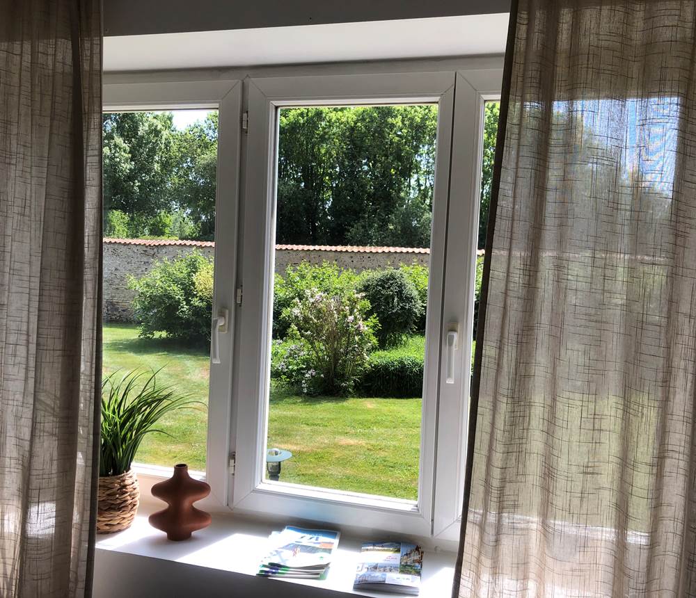 Vue jardin de la chambre
