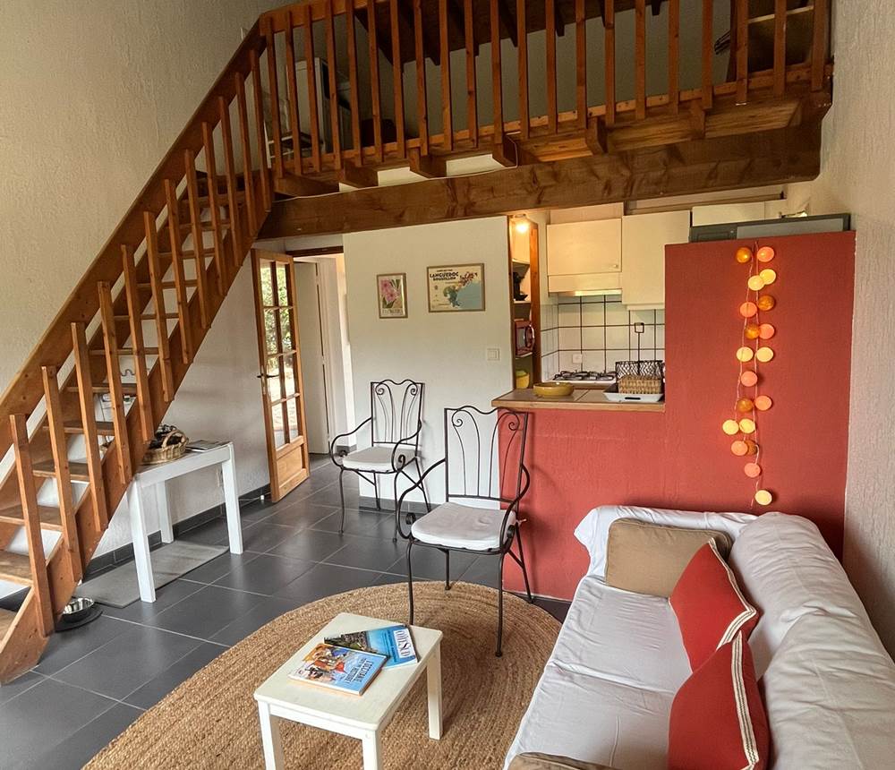 Maylandie gîte Syrah vue mezzanine