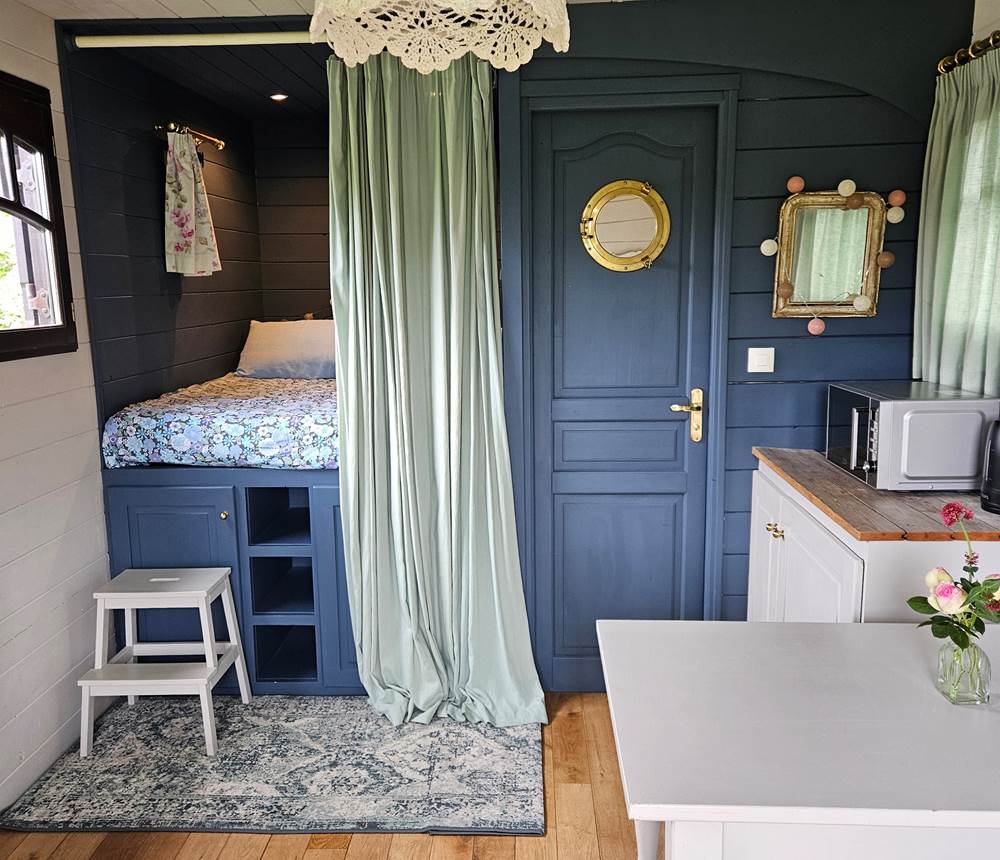 intérieur roulotte