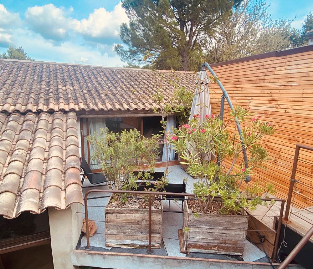 BB3 vue sur la terrasse privée