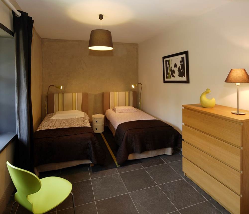 La chambre verte à l'Oustal