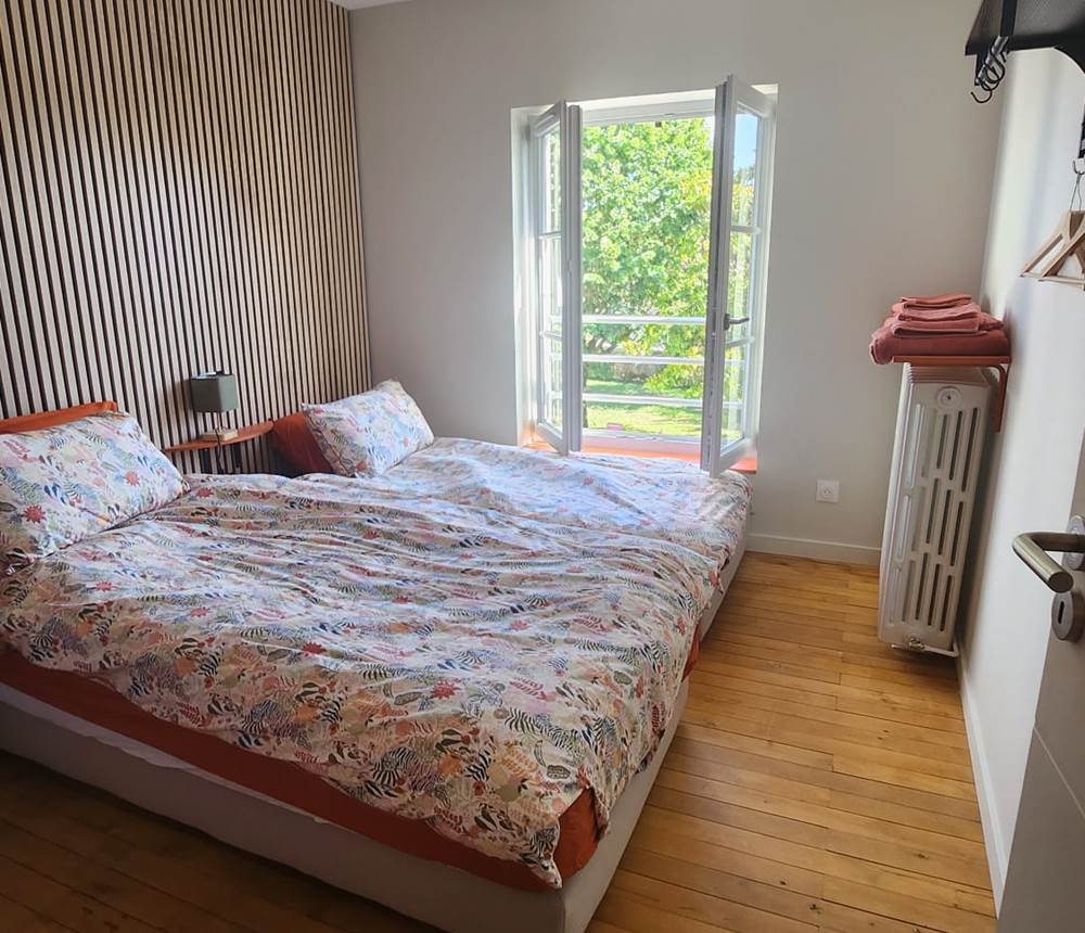 Les 2 lits simples de 1m de la chambre des 4 M