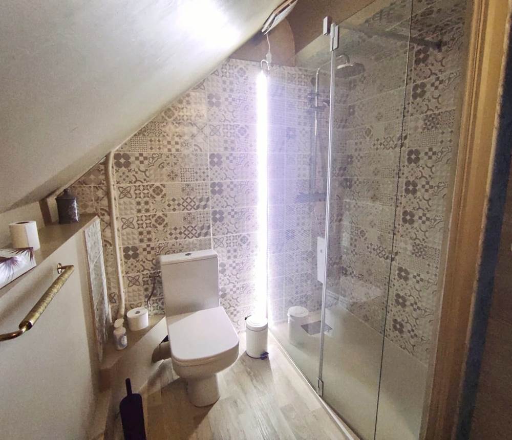 Les Charmes de Sarlat - Chambre d'hôtes Sarlat - Chambre Magnolia - Douche